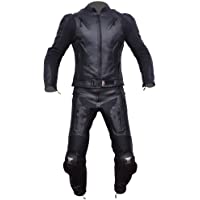 COMPILO Mono de moto cuero 2 Piezas CM-1073 (S (48))